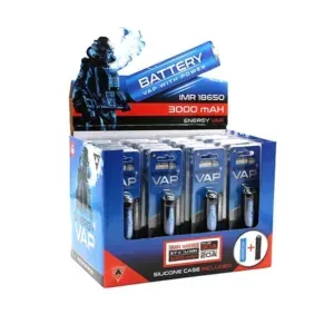 Accu Energy Vap 18650 3000 mAh BLUE 30A (boîte de 20 pièces)